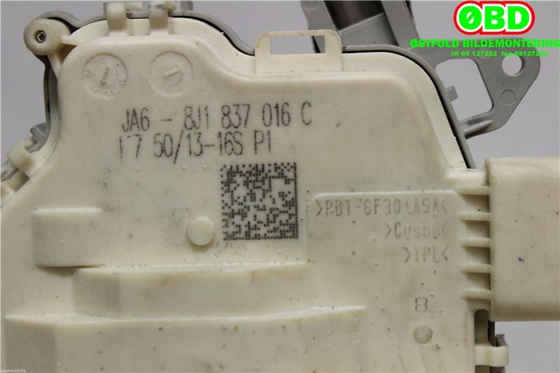 Låsekasse høyre foran til Audi A4, Allroad 2009-2016 (Type I) (B8) (B8) (AUDI|8J1 837 016 C|8J1 837 016 E|8J1837016C)