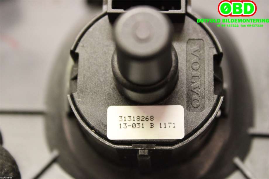 Bryter diverse til Volvo V60 2010-2013 (Type I, Fase 1)  (VOLVO|31318268|)