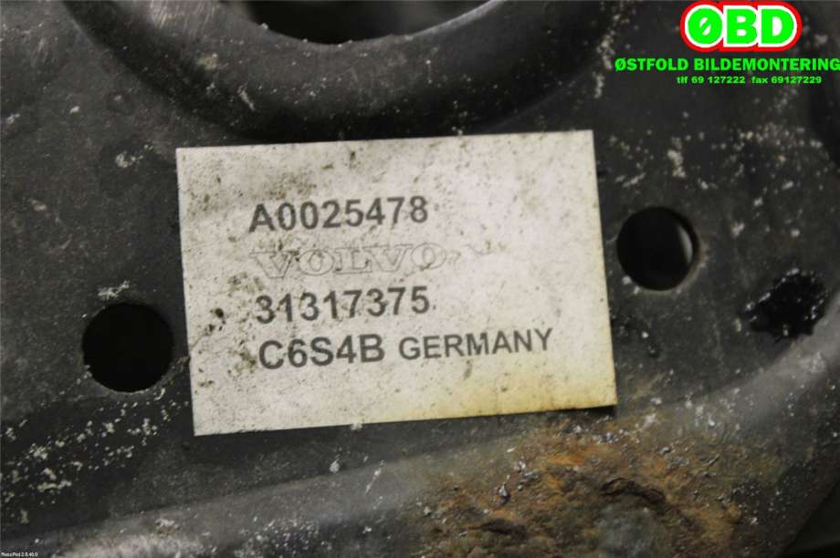 Servo pumpe elektrisk til Volvo V60 2010-2013 (Type I, Fase 1)  (VOLVO|36050681||31317375)