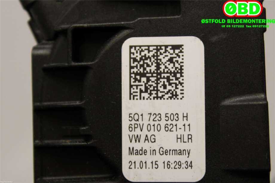 Pedal gass til VW Golf VII 2012-2017 (Fase 1)  (VOLKSWAGEN|5Q1 723 503 H|5Q1 723 503 K|5Q1723503H)