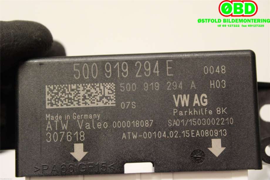 Styreenhet parkering til VW Golf VII 2012-2017 (Fase 1)  (VOLKSWAGEN|5Q0 919 294 K||5Q0919294E)