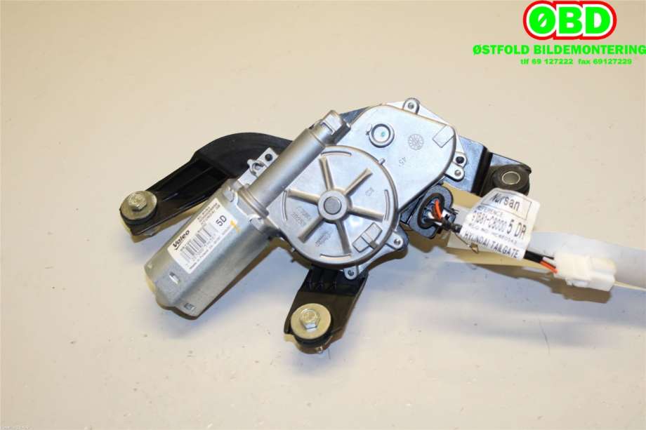 Viskermotor bakrute til Hyundai i20 2015-2020 (Type II)  (HYUNDAI|98700C8000|W000059658)