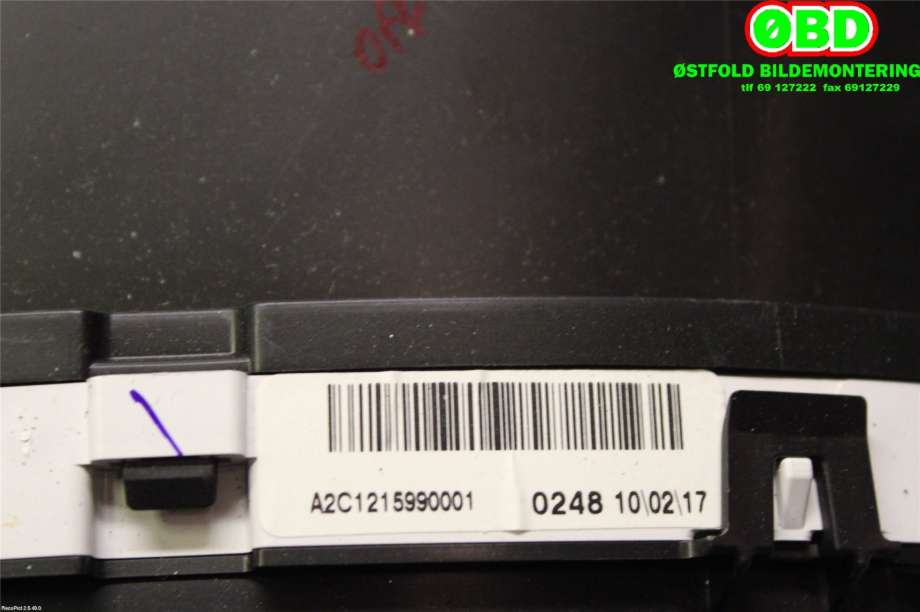 Instrumentpanel til Hyundai i20 2015-2020 (Type II)  (HYUNDAI|94003C8152|)