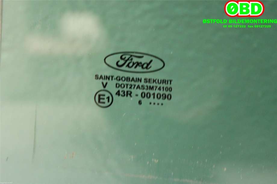 Siderute venstre bak til Ford S-Max 2006-2010 (Type I, Fase 1)  (FORD|1451726|)