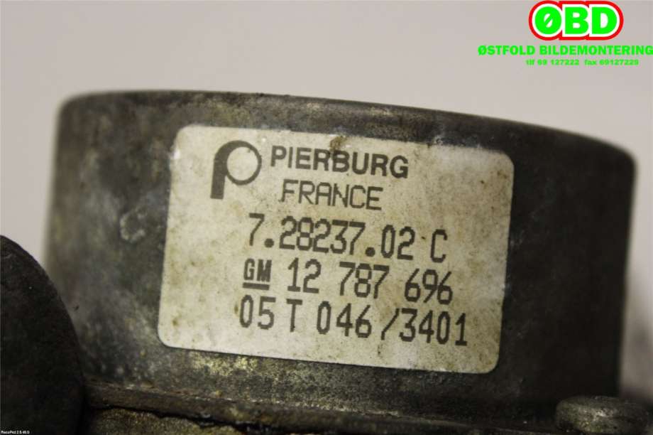 Vakuumpumpe til Saab 9-3 2003-2007 (Type II, Fase 1) (SAAB||12787696)