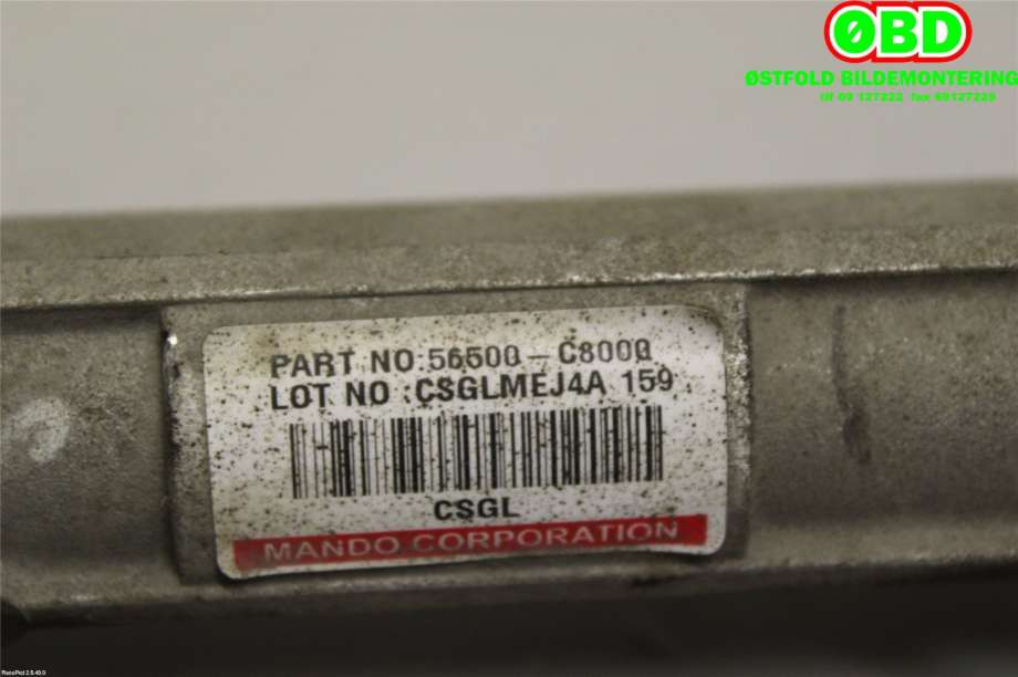 Tannstang til Hyundai i20 2015-2020 (Type II)  (HYUNDAI|56500C8000|)