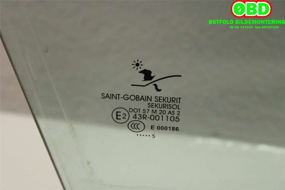 Siderute høyre foran til Saab 9-3 2003-2007 (Type II, Fase 1) (SAAB|)