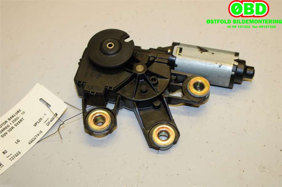Viskermotor bakrute til VW Touareg 2003-2007 (Type I, Fase 1) (VOLKSWAGEN|7L0 955 712 C||7L0955712B)