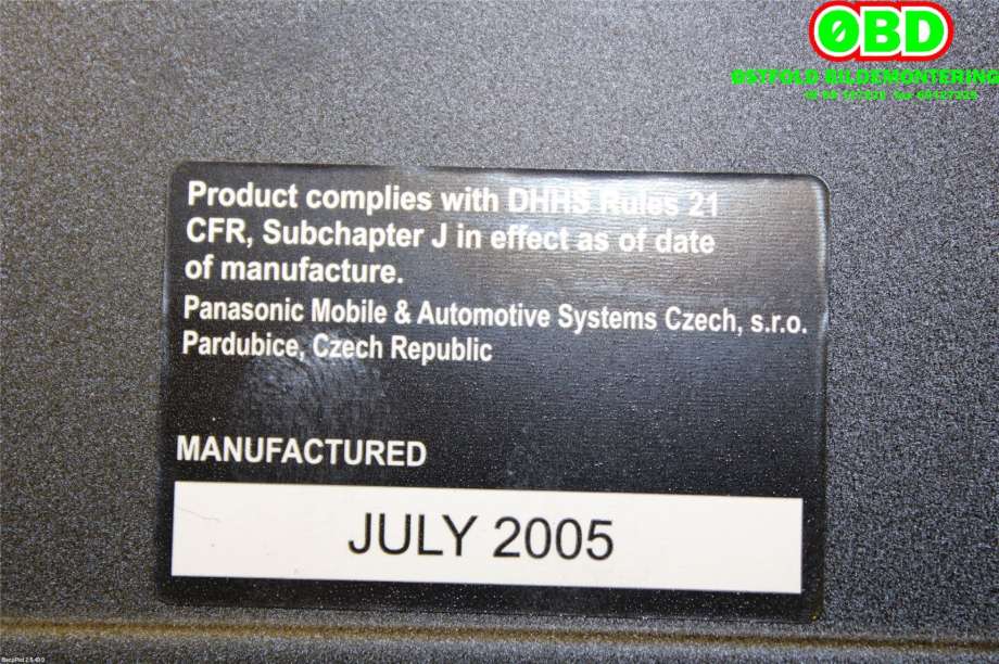 Bilstereo navigasjon spiller til VW Touareg 2003-2007 (Type I, Fase 1)  (VOLKSWAGEN||1J6035111)