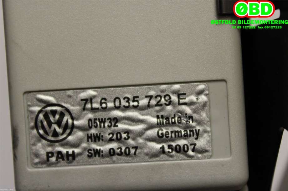 Bilstereo diverse til VW Touareg 2003-2007 (Type I, Fase 1) (VOLKSWAGEN|7L6 035 729 J||7L6035729E)