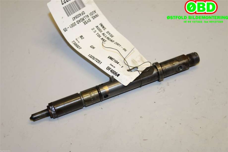 Dyse innsprøyting diesel til Audi A6, Allroad 2000-2005 (Type I) (C5) (C5) (AUDI|059 130 201 D|)
