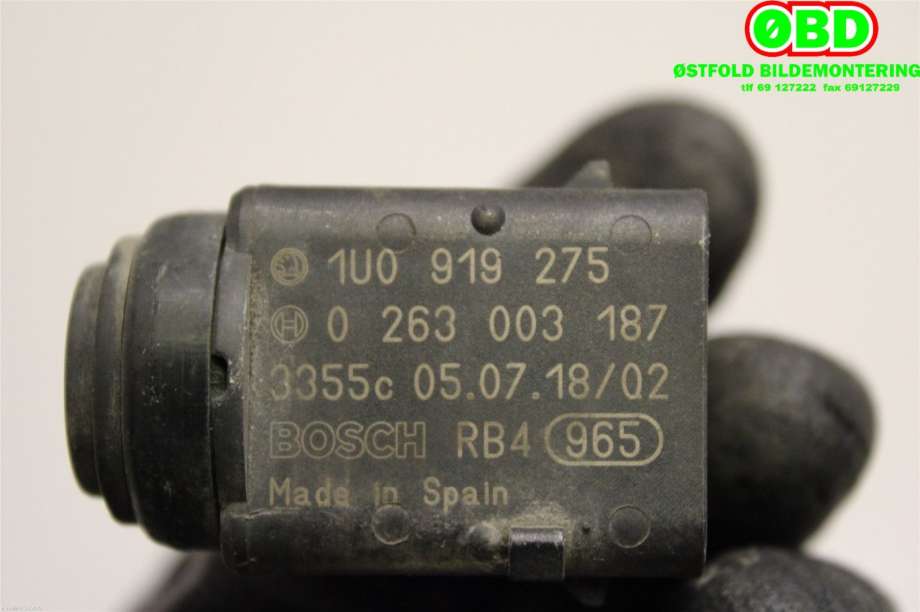 Parkeringssensor bak til VW Touareg 2003-2007 (Type I, Fase 1)  (VOLKSWAGEN|3D0 998 275 A||1U0919275)