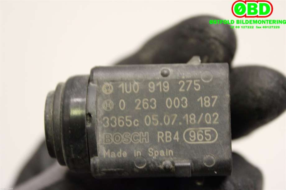 Parkeringssensor bak til VW Touareg 2003-2007 (Type I, Fase 1)  (VOLKSWAGEN|3D0 998 275 A||1U0919275)