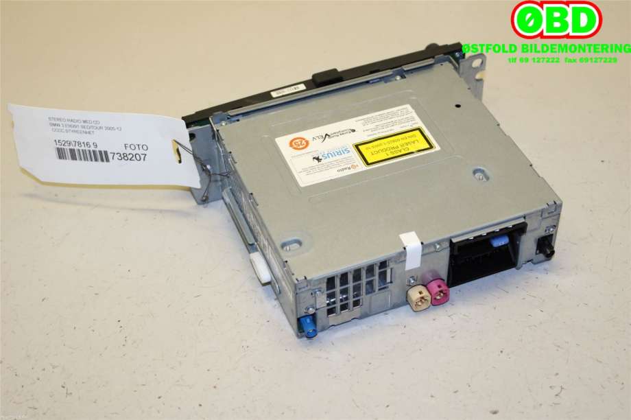 Bilstereo til BMW 3-Serie 2005-2011 (E90/E91/E92/E93) (E90/E91/E92/E93) (|65129263948)