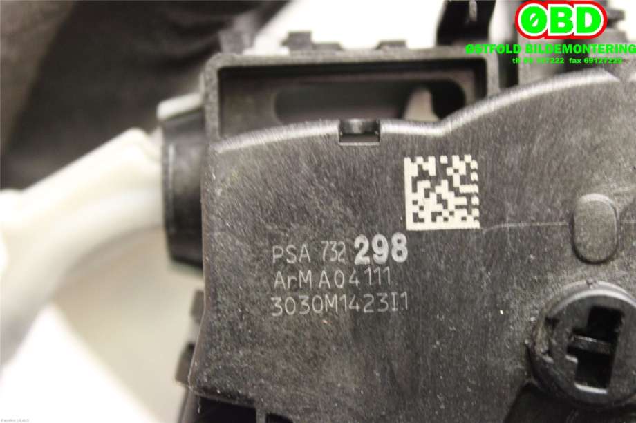 Låsekasse høyre bak til Peugeot 3008 2009-2016 (Type I)  (PEUGEOT|9138 Z2|98 006 238 80|732298)