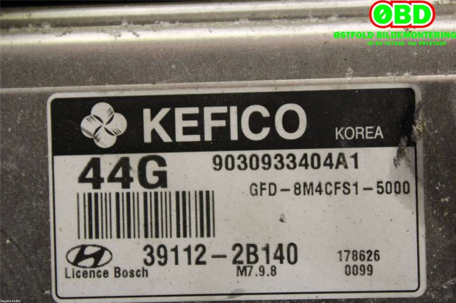 Styreenhet motor til Hyundai i30 2007-2012 (Type I)  (HYUNDAI|391122B140|)