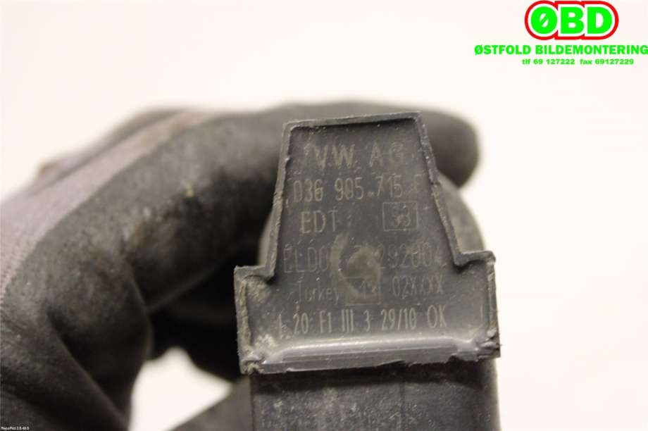 Coil elektronisk til Škoda Octavia 2009-2013 (Type II, Fase 2) (SKODA|036 905 715 F|036 905 715 H|036905715F)