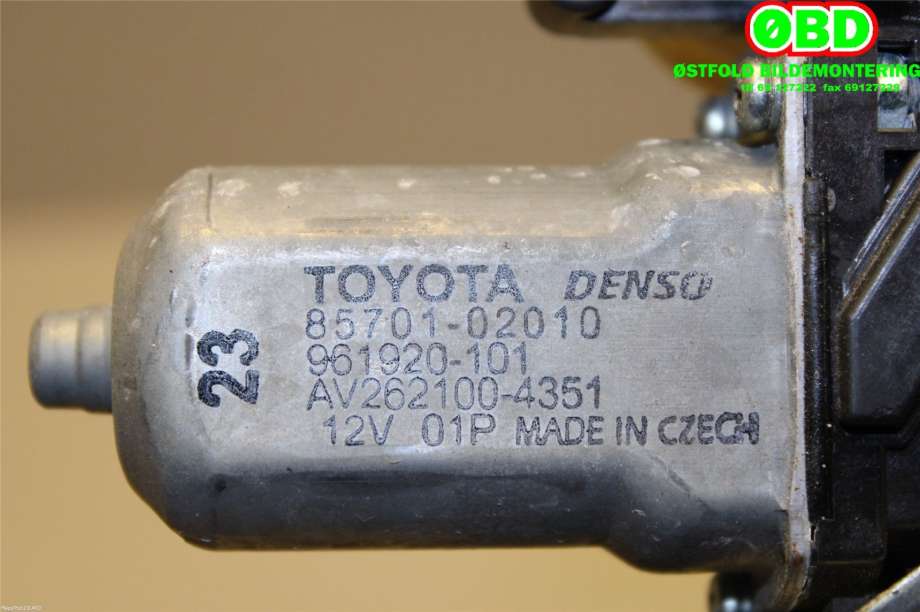 Ruteheis høyre foran til Toyota Auris 2010-2012 (Type I, Fase 2)  (TOYOTA|6981002310|)