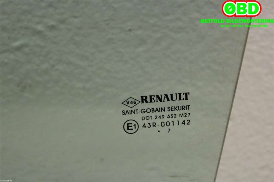 Siderute venstre bak til Renault Megane 2006-2009 (Type II, Fase 2)  (RENAULT|8200120607|8200576698|)
