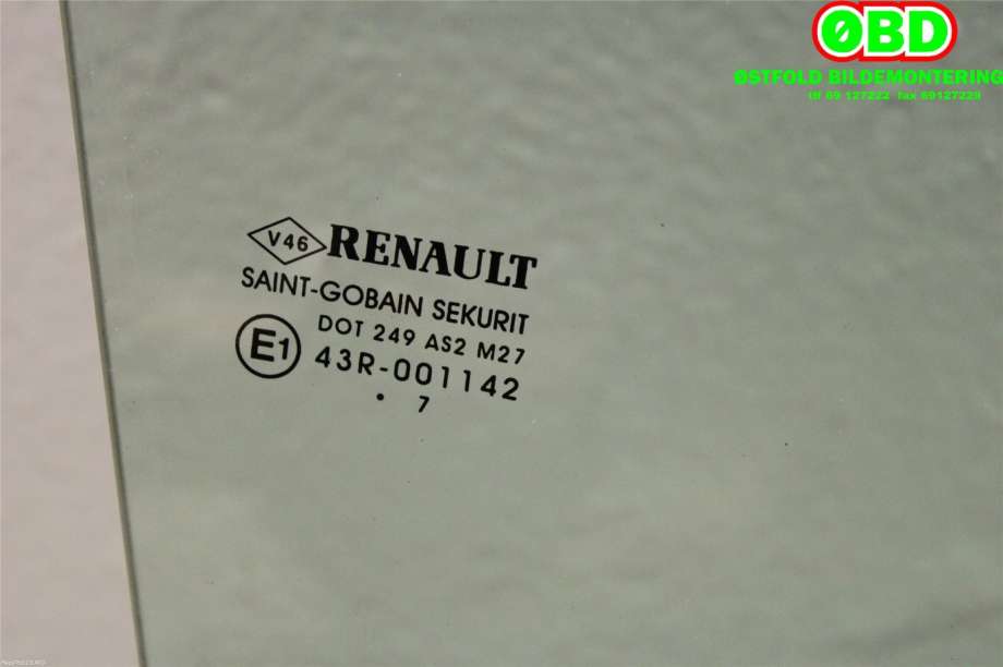 Siderute høyre bak til Renault Megane 2006-2009 (Type II, Fase 2) (RENAULT|8200120606|8200576696|)