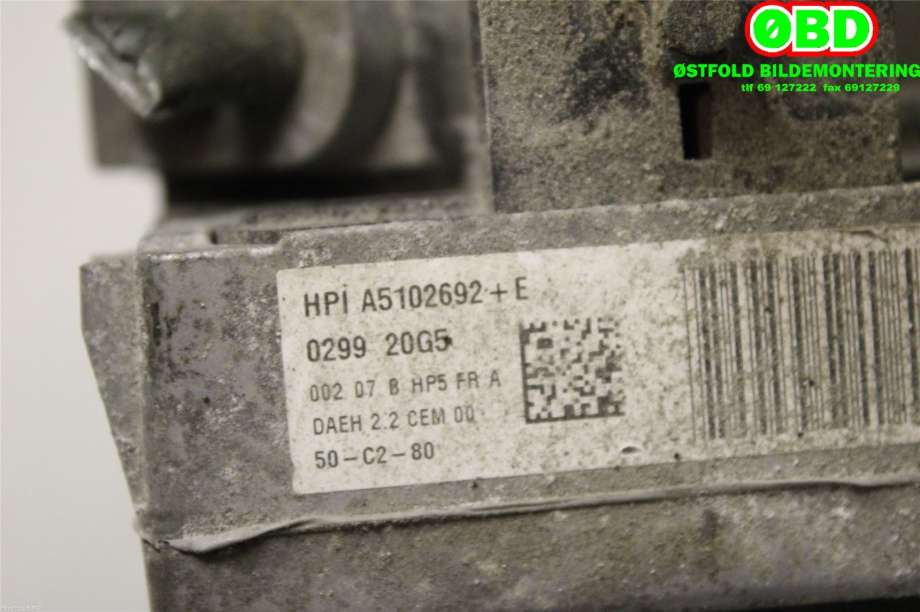 Servo pumpe elektrisk til Peugeot 508 2014-2018 (Type I, Fase 2)  (PEUGEOT|1614230780|1629093480|)