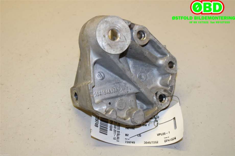 Motorfeste til Peugeot 508 2014-2018 (Type I, Fase 2) (PEUGEOT|1807Y2||9647646380)