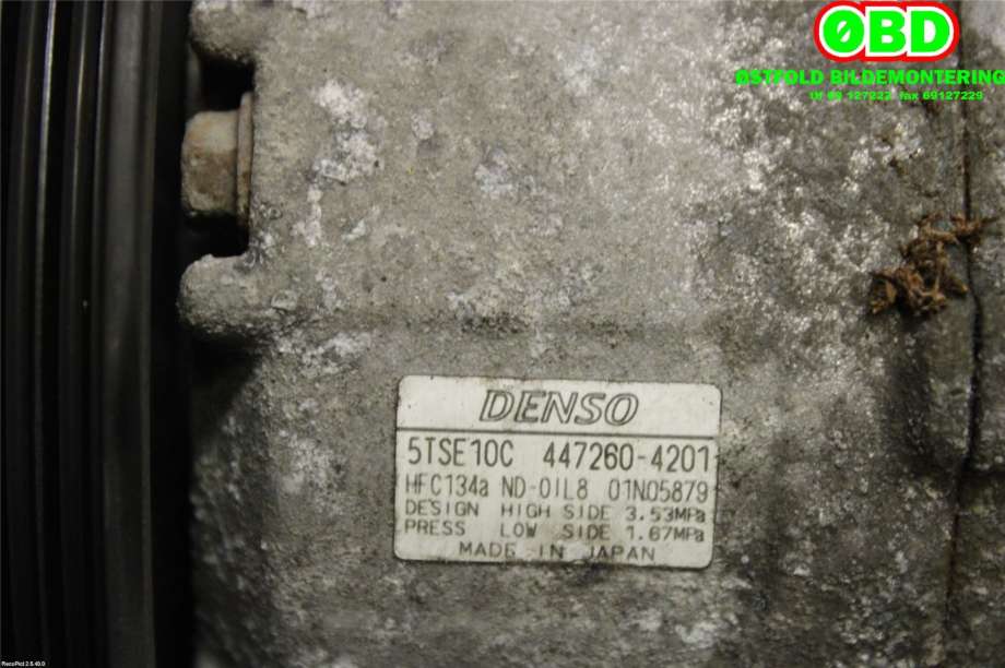 Aircondition kompressor til Subaru Trezia 2011-2013  (SUBARU|8831052710|4472604201|)