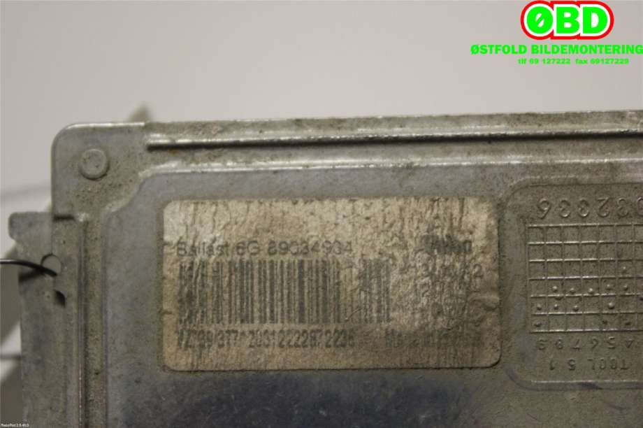 Styreenhet xenon/ballast til Citroën DS5 2012-2017  (CITROEN|6224 L8|89034934|)