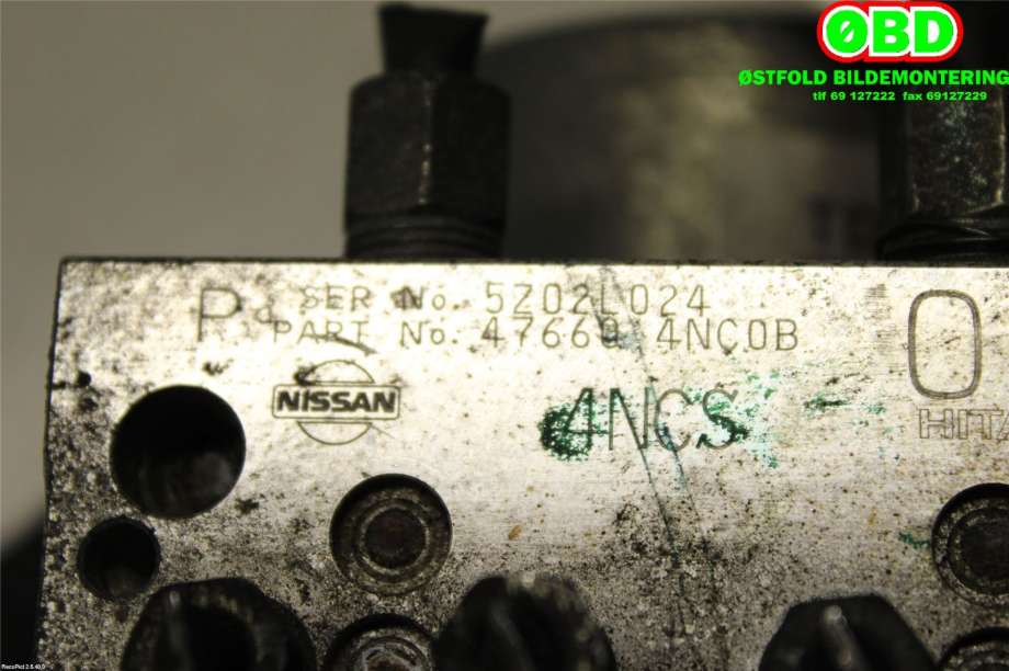 ABS sentral til Nissan Leaf 2011-2017 (Type I)  (NISSAN|476604NC1B|476604NC1C|476604NC0B)
