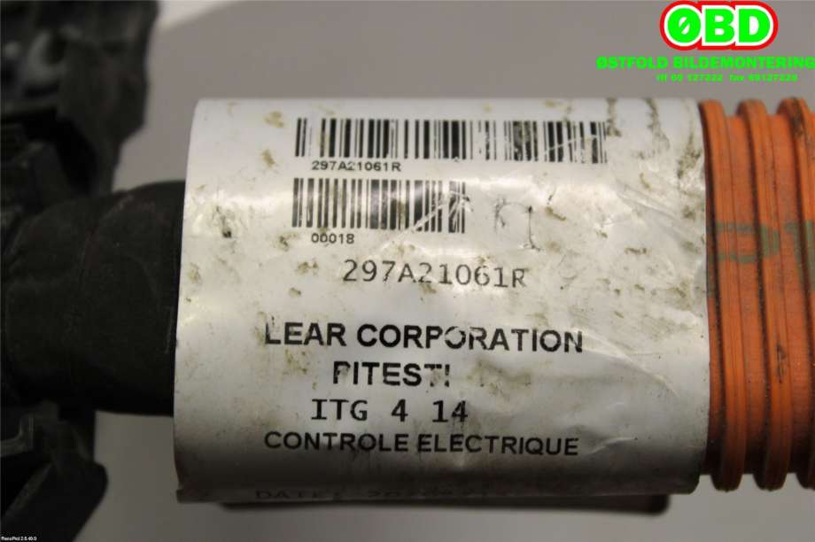 Kabel høy volt (HV) hybrid til Renault Zoe 2013-2019 (Fase 1)  (297A21061R|)