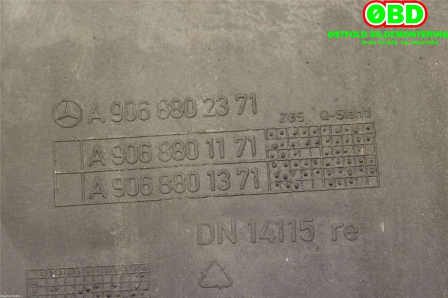 Diverse deler til Mercedes Sprinter 2013-2018 (Fase 2) (906) (906) (MERCEDES|A 906 880 11 71||9068801171)