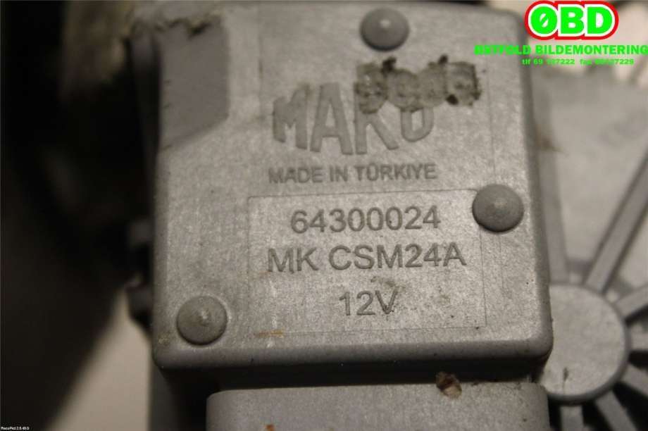 Viskermotor frontrute til Renault Fluence Z.E 2011-2014  (RENAULT|288105839R|)