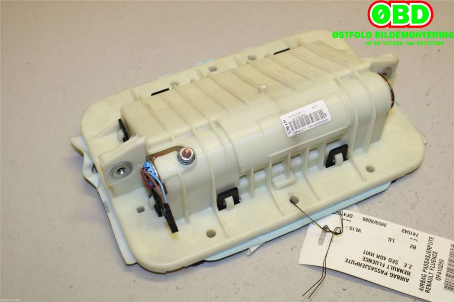 Airbag passasjer til Renault Fluence Z.E 2011-2014  (RENAULT|985250008R|)