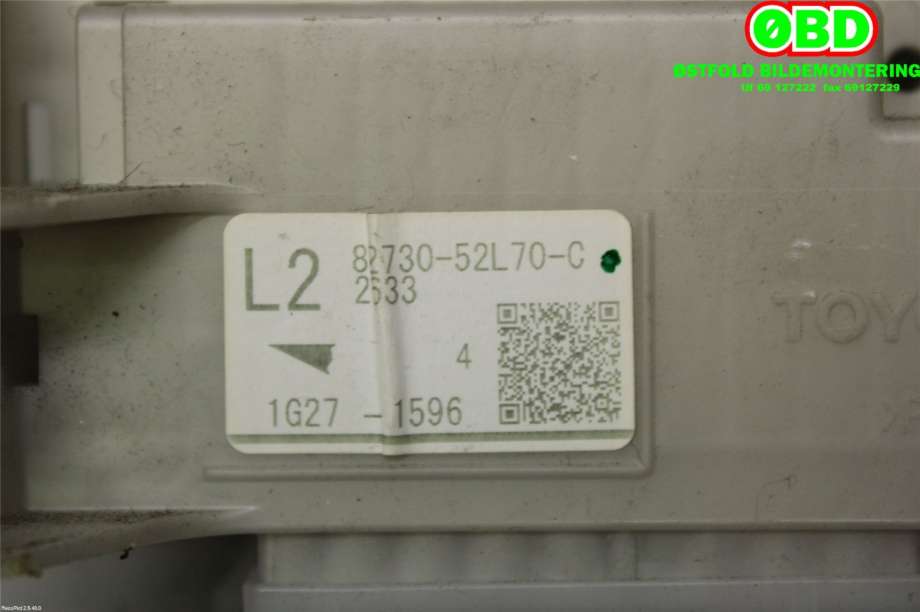 Sikringsboks til Toyota Verso-S 2011-2015 (COMBI) (COMBI) (TOYOTA|8273052L70||8273052L70C)