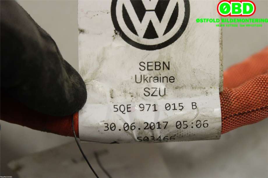 Ledningsnett til VW e-Golf 2017-2020 (Fase 2)  (VOLKSWAGEN|5QE 971 015 B||5QE971015B)
