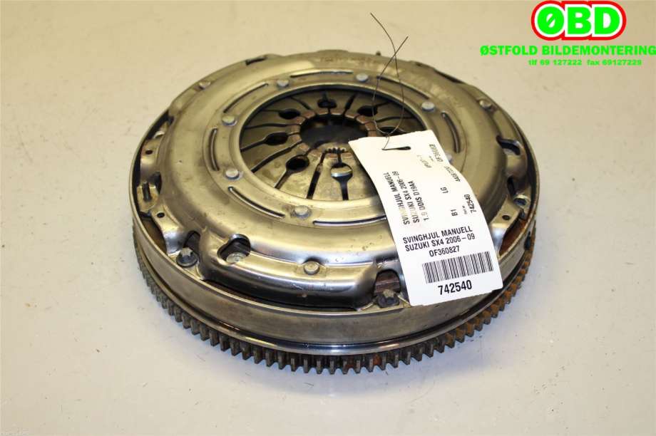 Svinghjul manuell til Suzuki SX4, 2006-2009 (Type I, Fase 1)  (SUZUKI|12621-79J51)