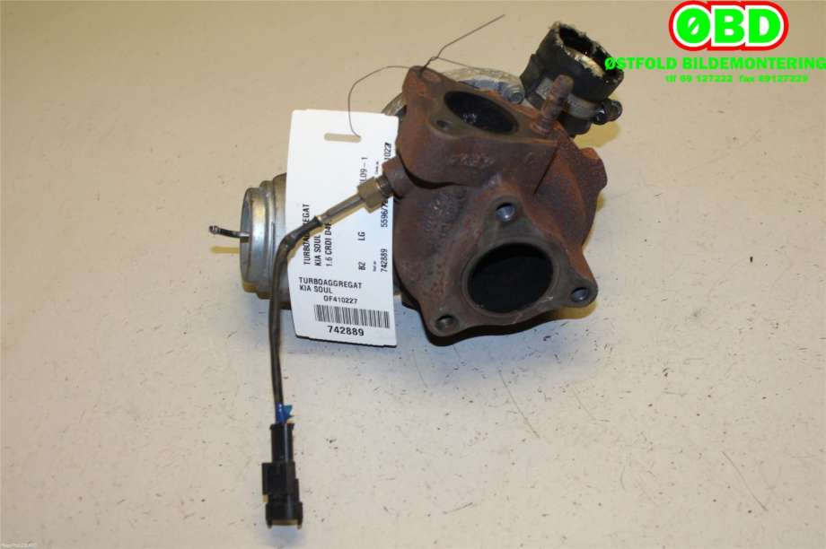 Turbo til Kia Soul 2014-2019 (Type II)  (KIA|282012A701|7752740002)