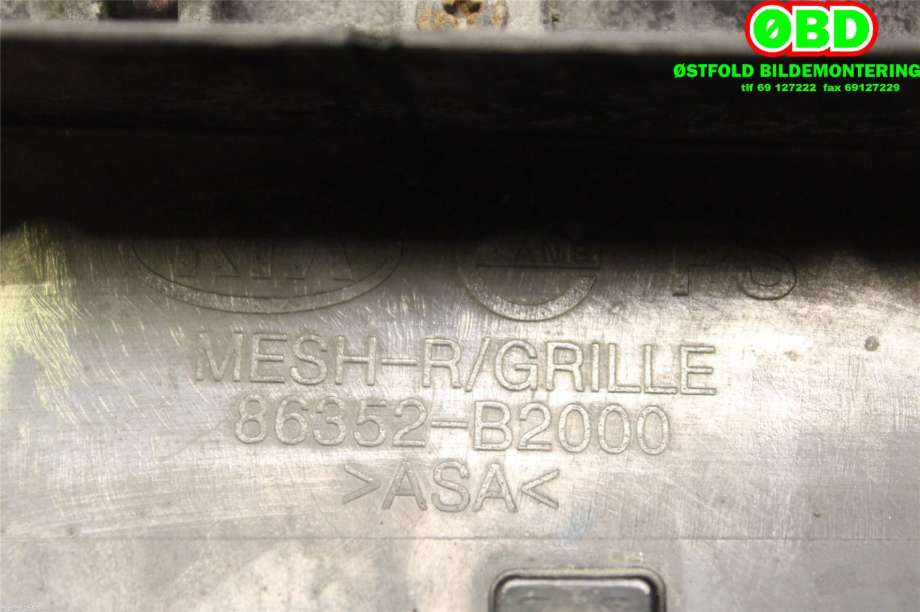 Grill til Kia Soul 2014-2019 (Type II) (KIA|86350B2000|)