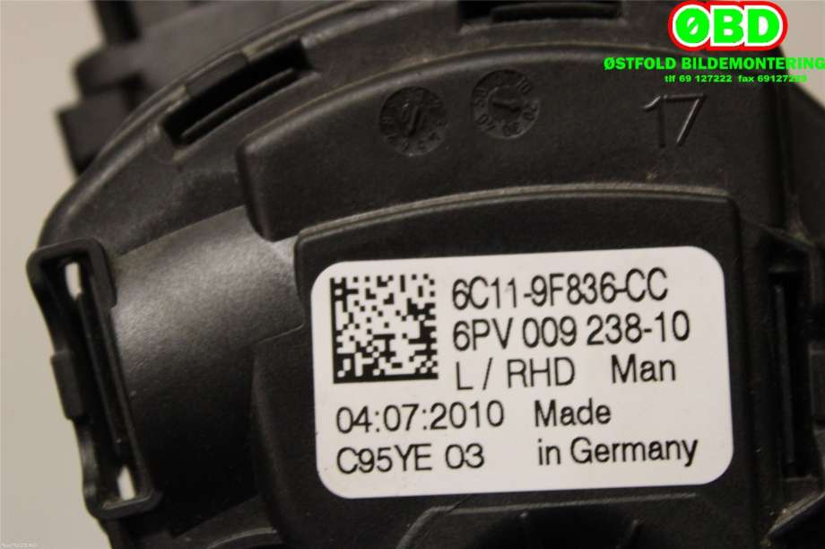 Pedal gass til Ford Transit 2006-2013  (FORD|2112718||6C119F836CC)