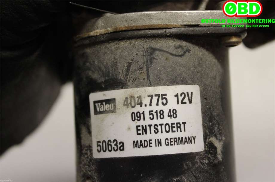Viskermotor frontrute til Volvo XC70 2001-2004 (Type I, Fase 1)  (VOLVO|8648343|404775|)