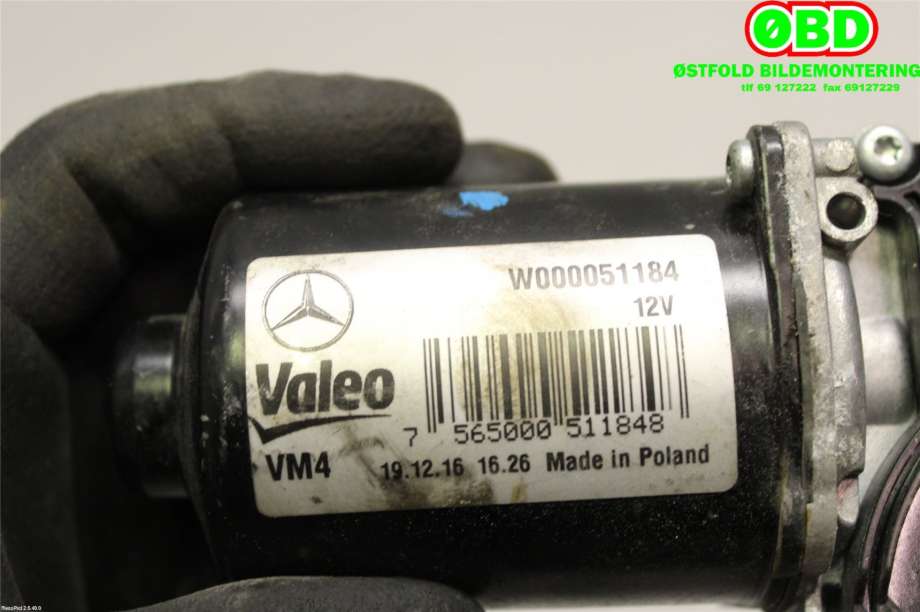 Viskermotor frontrute til Mercedes Vito 2014-->> (W447) (W447) (MERCEDES||W000051184)