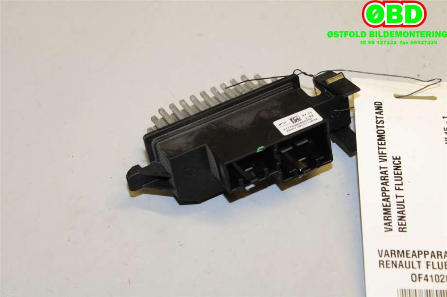 Varmeapparat motstand til Renault Fluence Z.E 2011-2014  (RENAULT|271502874R|)