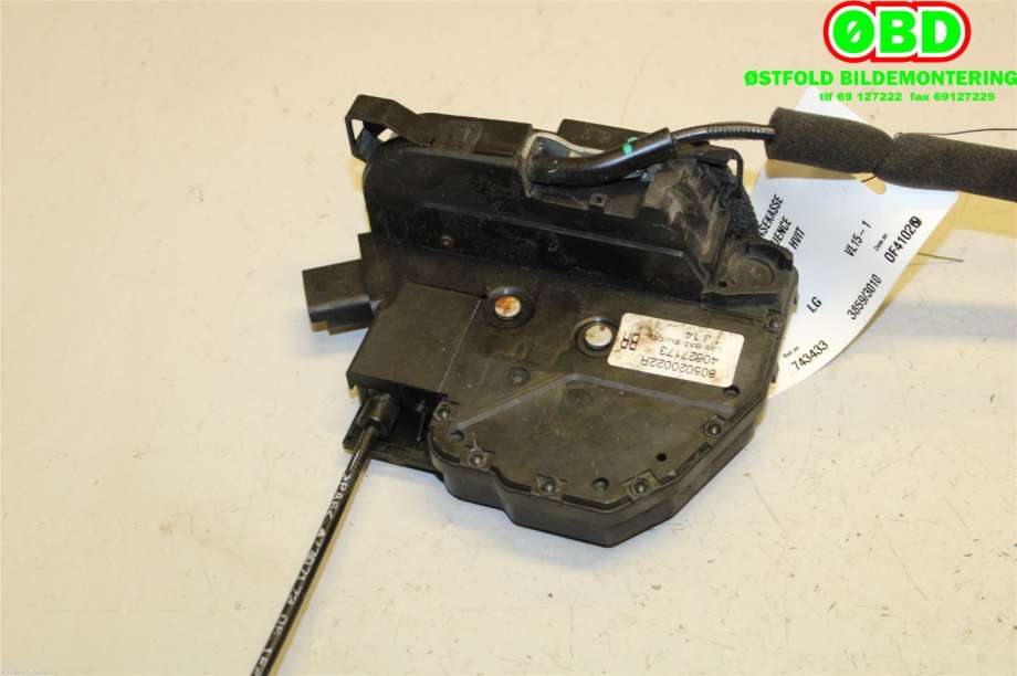 Låsekasse høyre foran til Renault Fluence Z.E 2011-2014  (RENAULT|805020022R|)
