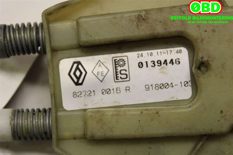 Ruteheis til Renault Fluence Z.E 2011-2014 (RENAULT|827210016R|)