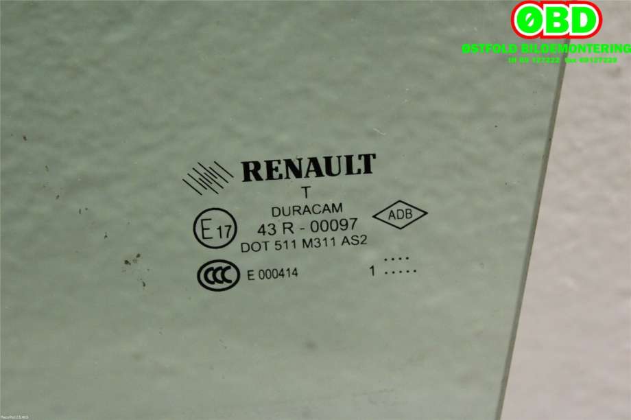 Siderute venstre bak til Renault Fluence Z.E 2011-2014  (RENAULT|823010020R|)