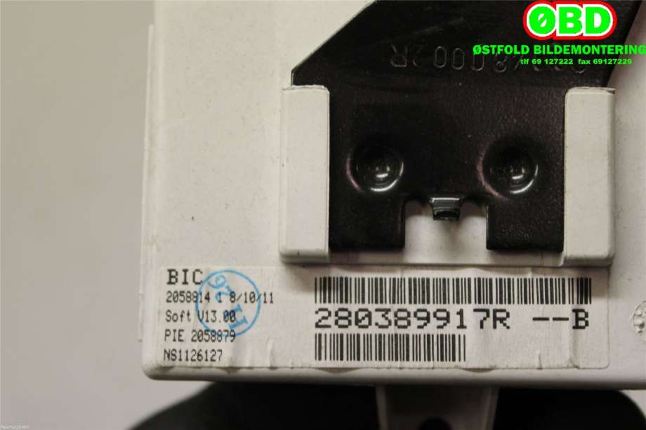 Styreenhet diverse til Renault Fluence Z.E 2011-2014  (RENAULT|280389917R|283464084R)