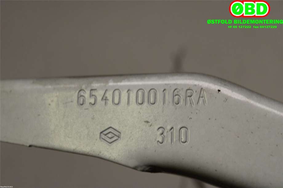 Panserhengsler til Renault Fluence Z.E 2011-2014 (RENAULT|654010016R||654010016RA)
