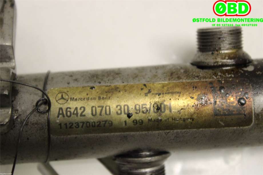 Dyseskinne (fuelrail) til Mercedes E-Klasse 2009-2013 (Fase 1) (W212) (W212) (A 642 070 30 95||6420703095)