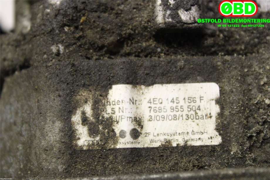Servo pumpe mekanisk til Audi A8 2003-2010 (Type II) (AUDI|4E0145156F|)