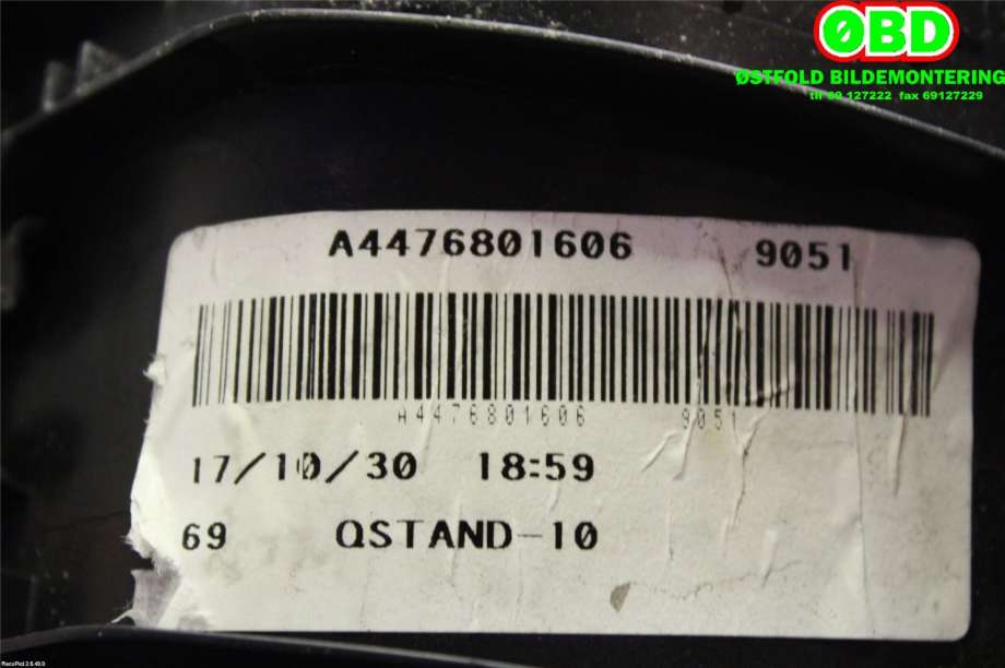Innredning pakke til Mercedes Vito 2014-->> (W447) (W447) (MERCEDES|A 447 680 16 06||4476801606)